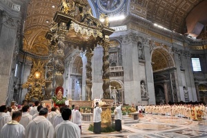 liturgia w bazylice świętego Piotra